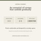 Northern Forest natural essential oil aroma and fragrance intensity guide