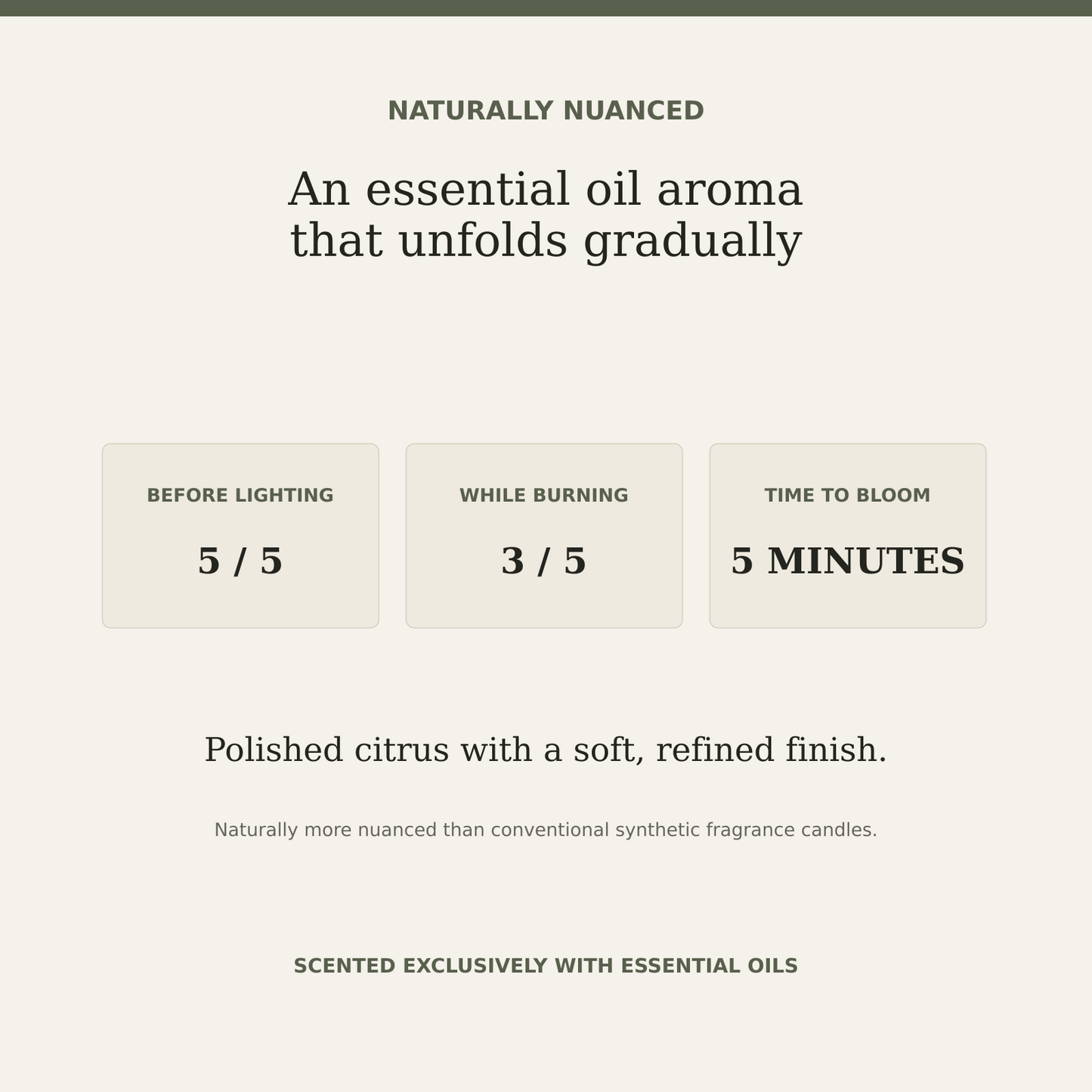 AROMU C02 Soft Luxury Citrus natural aroma information