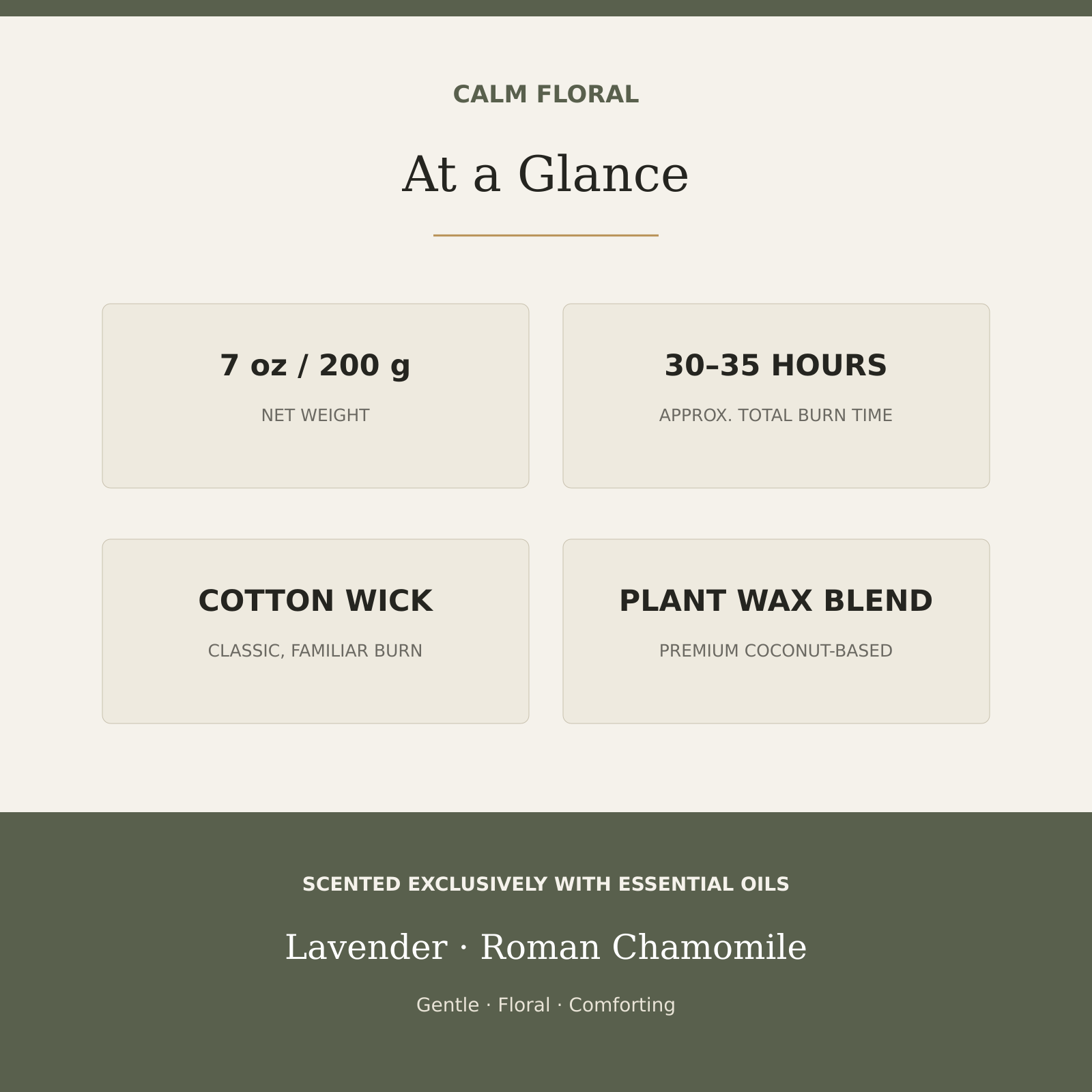 AROMU F01 Calm Floral product facts