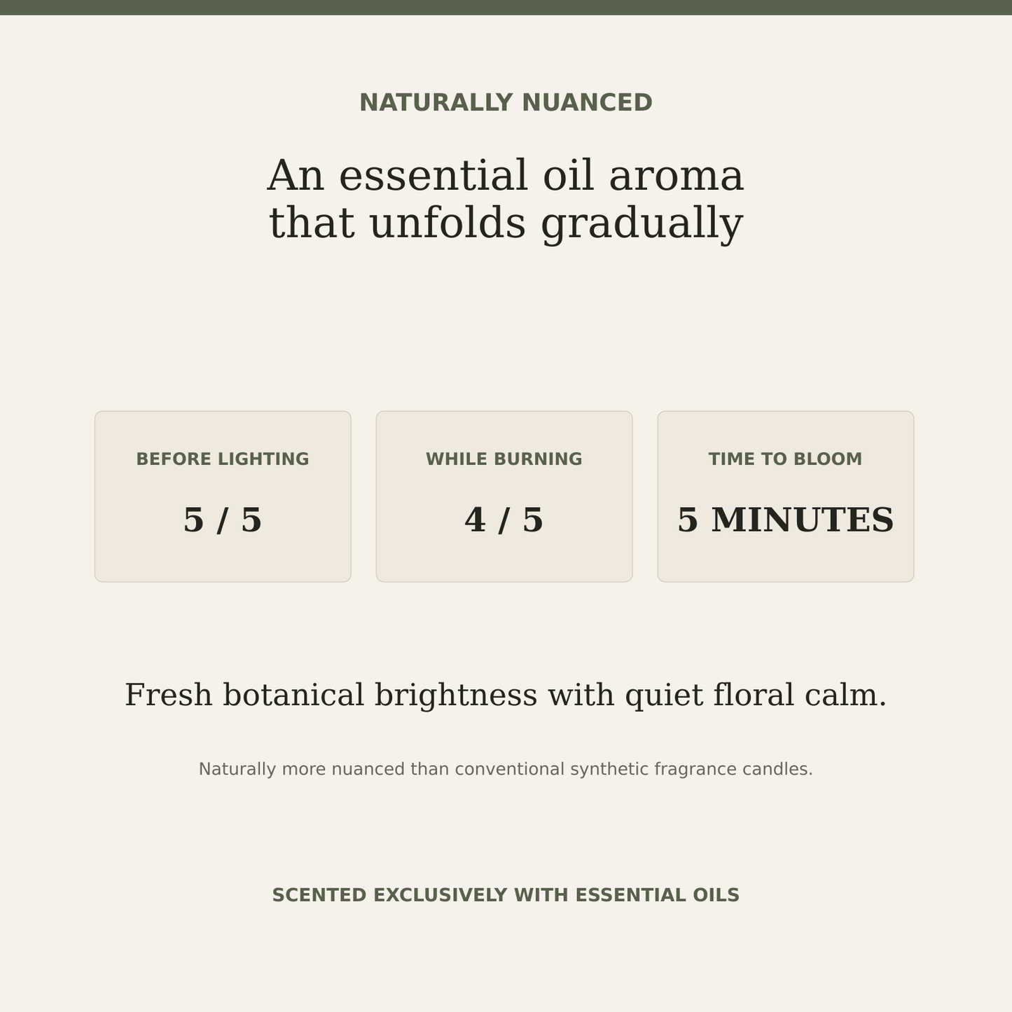 AROMU F02 Soft Balance natural aroma information