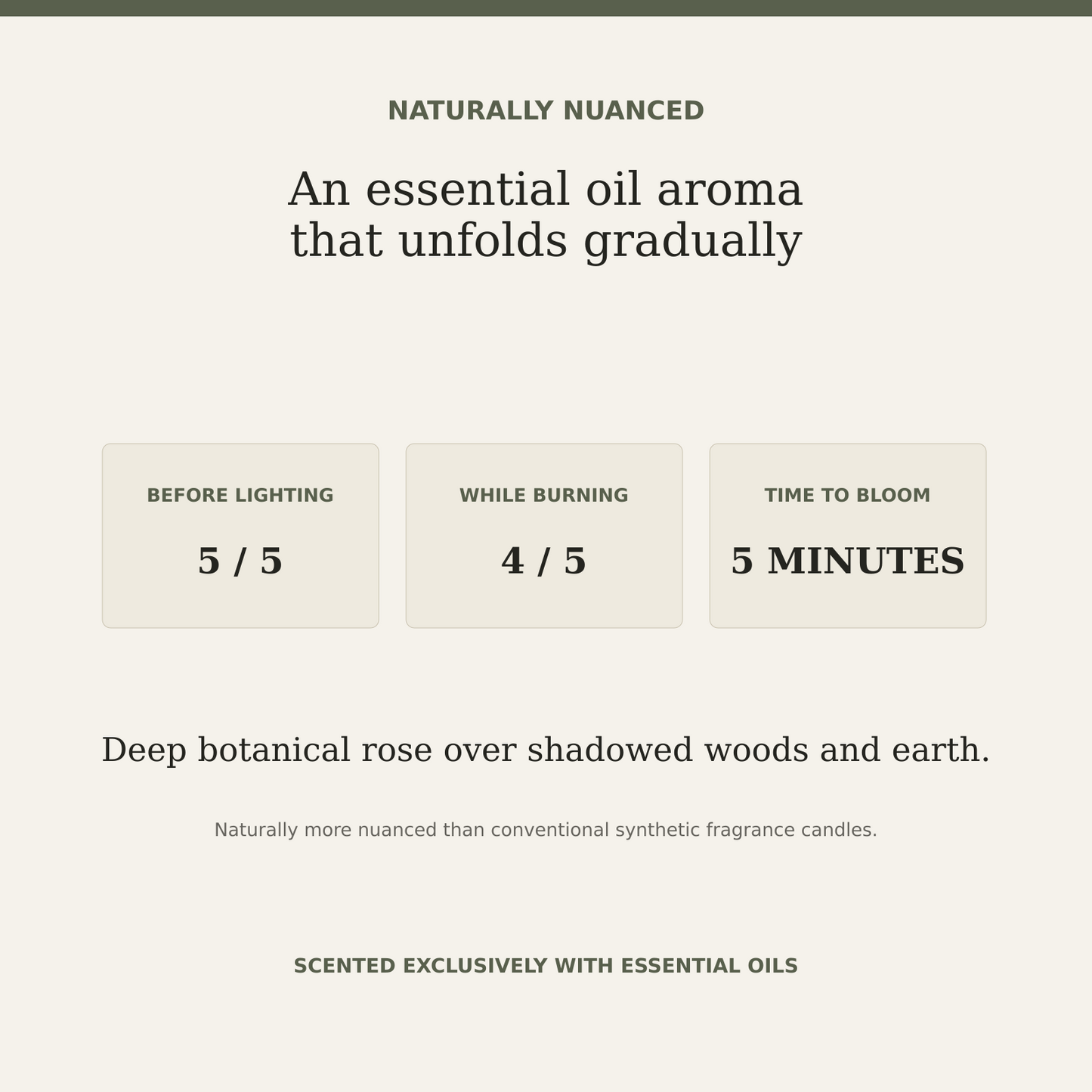 AROMU F05 Dark Rose natural aroma information
