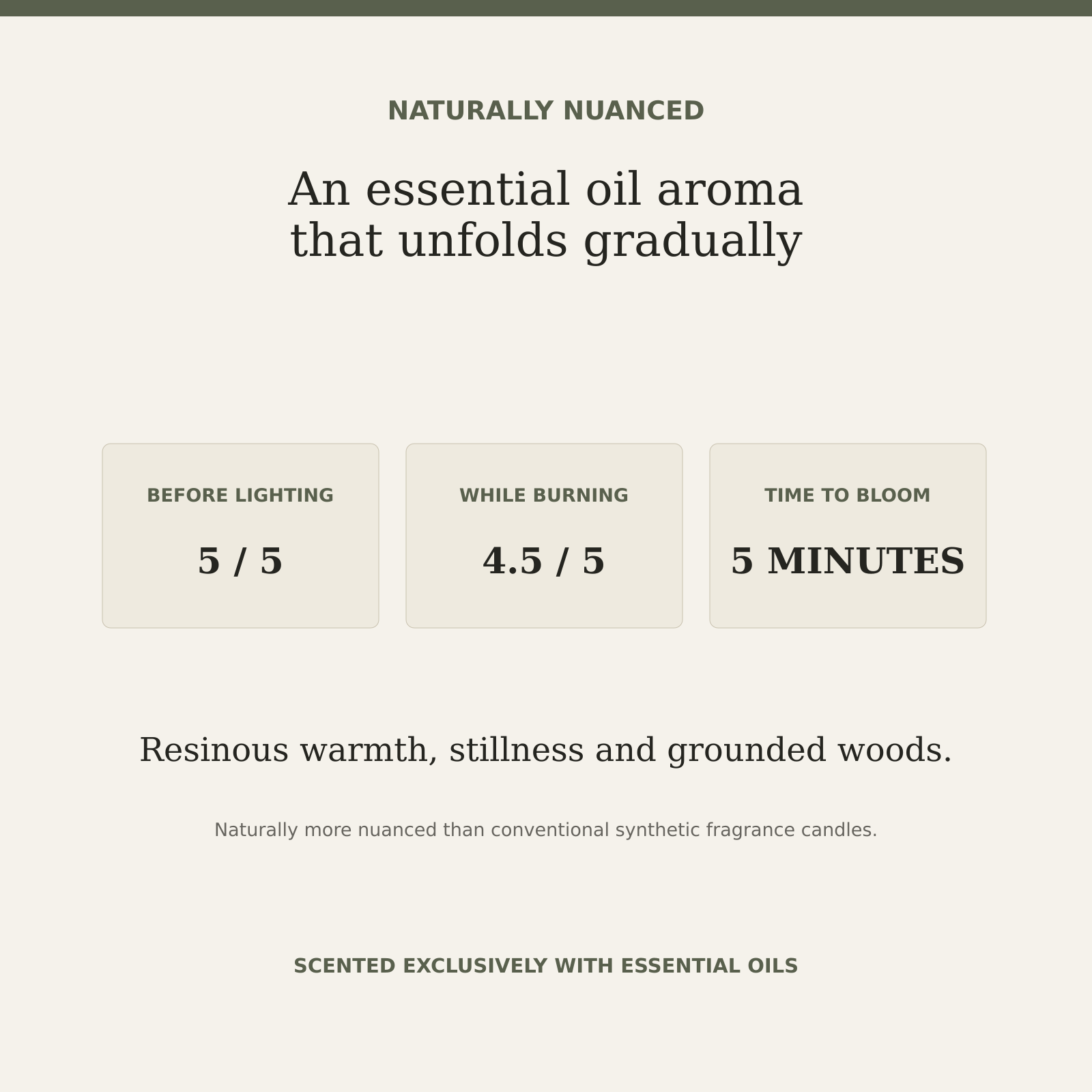 AROMU G01 Meditation Ritual natural aroma information